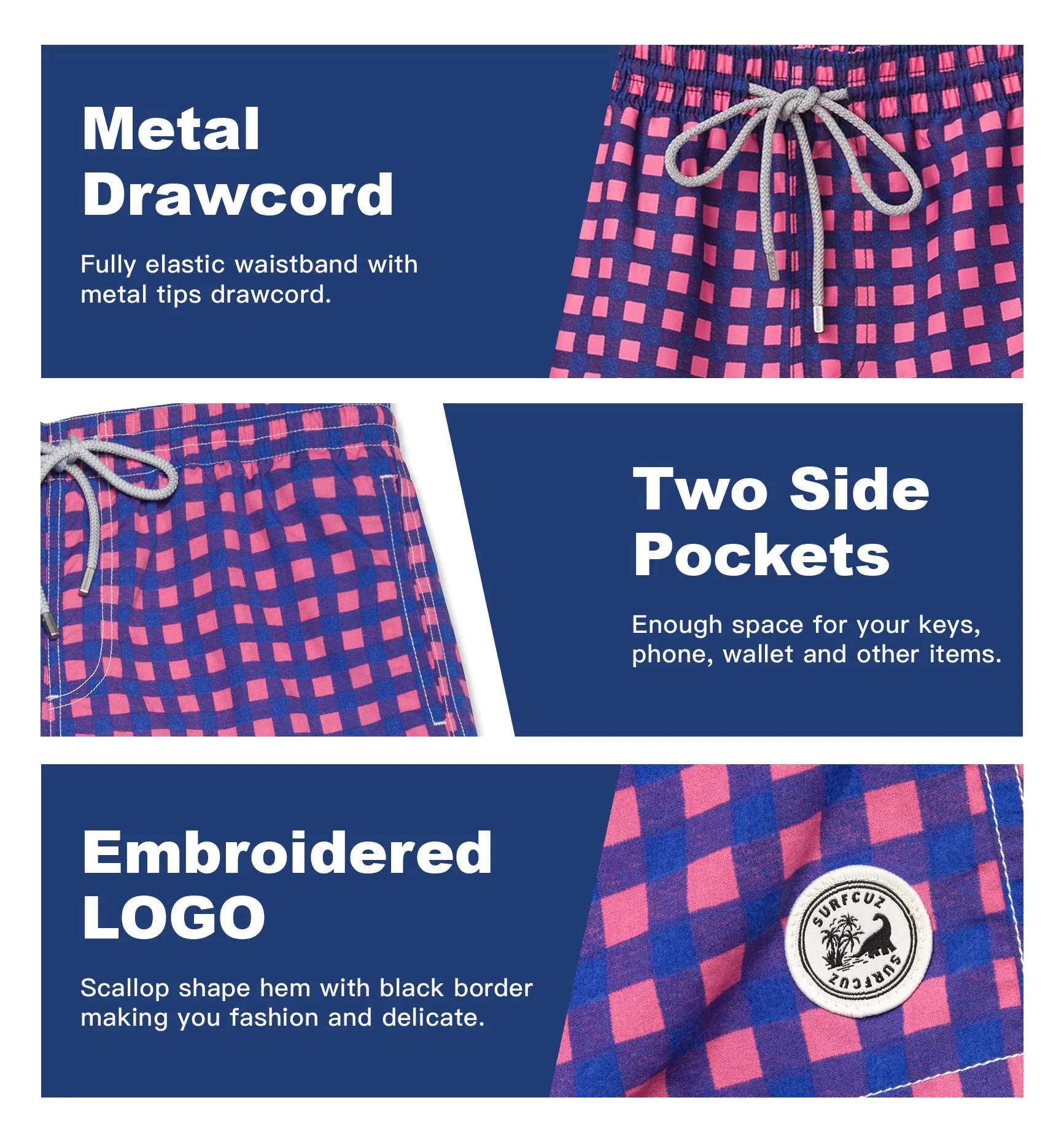 Quick-drying Swim Trunks SquareSpot