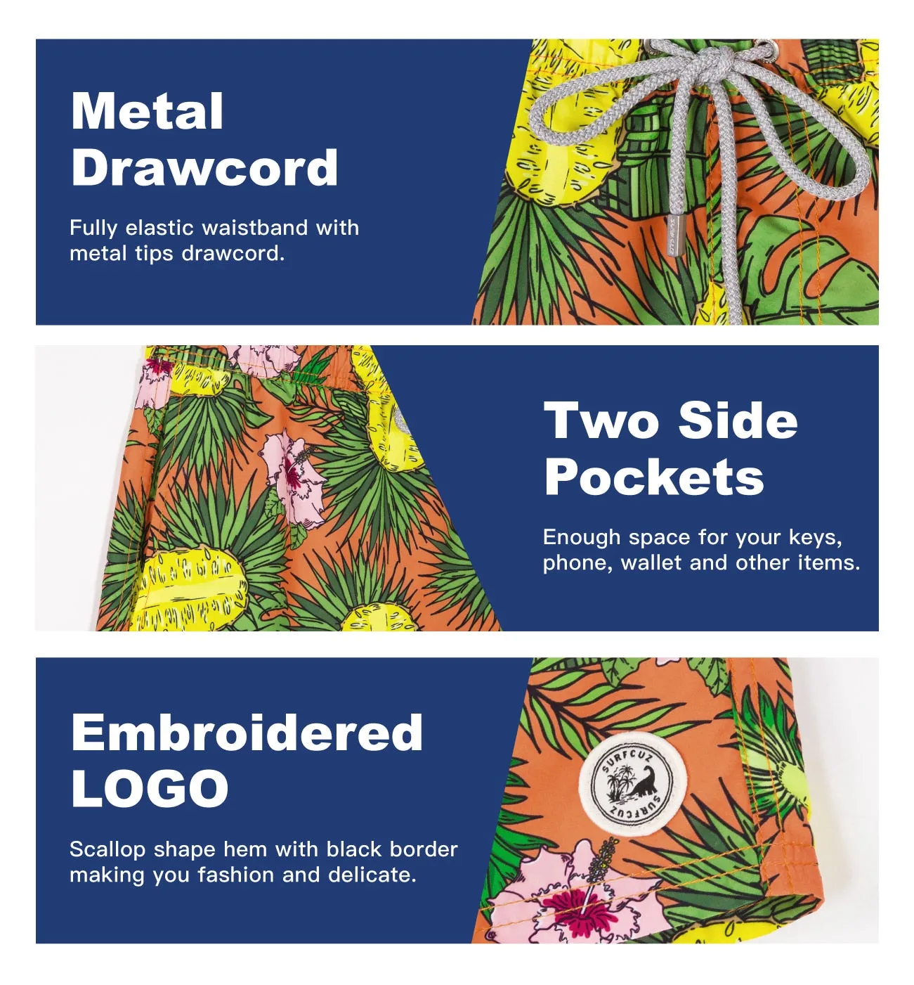 Quick-drying Swim Trunks Sunny