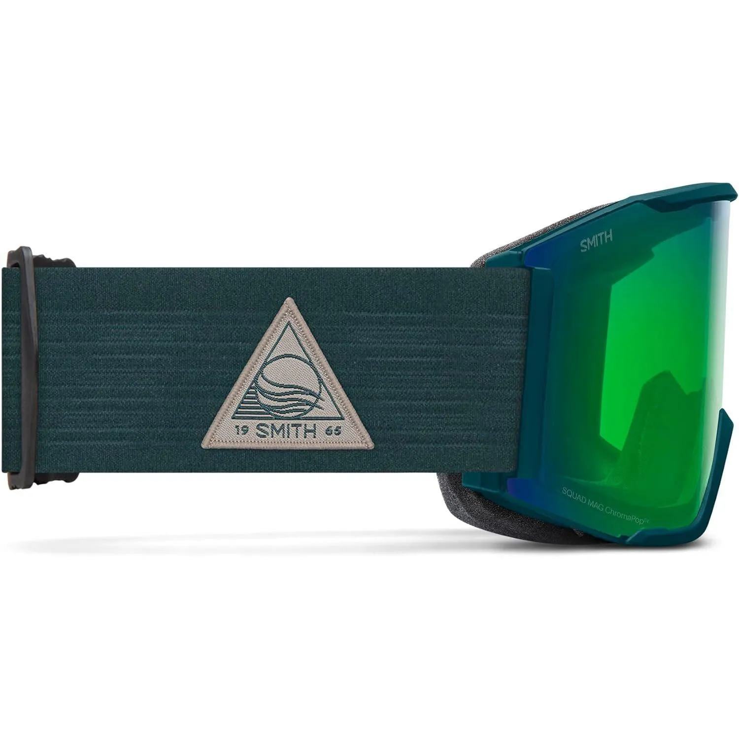 SMITH Squad MAG Goggles with ChromaPop Lens – Easy Lens Change Technology for Skiing & Snowboarding – For Men & Women
