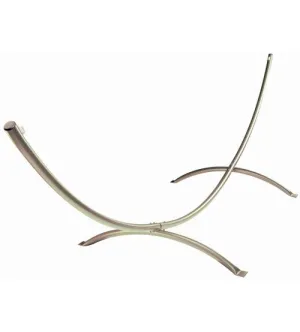 Steel Arc Hammock Stand - Taupe Textured