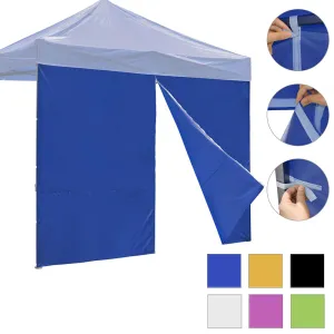 TheLAShop Canopy Sidewall Tent Walls with Zipper 1080D 10x7ft(1pc./pack)