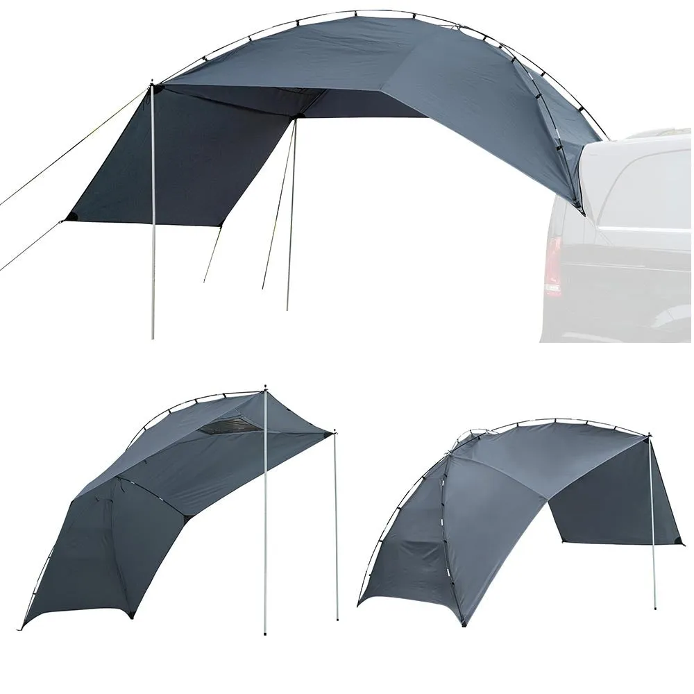 TheLAShop Car Awning SUV Tailgating Canopy Camping Beach Sun Shade
