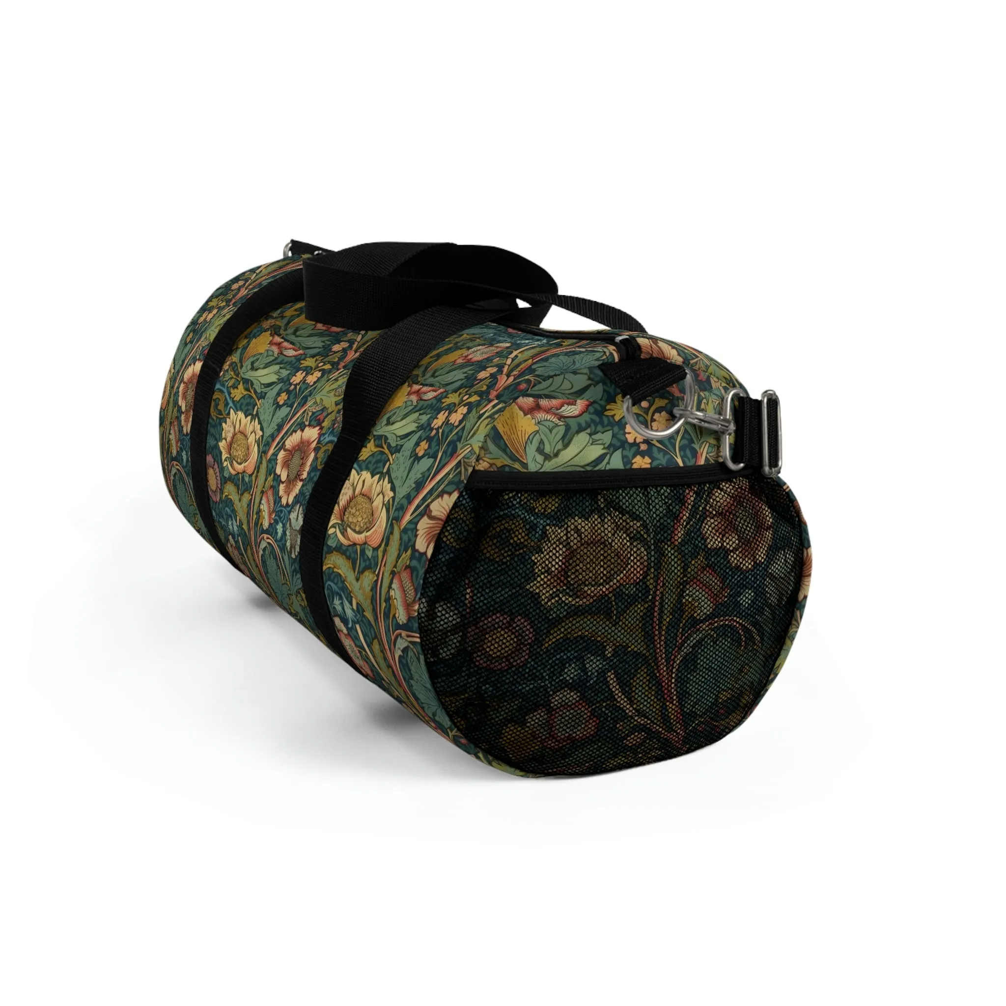 Vintage Victorian Floral Design Duffel Bag