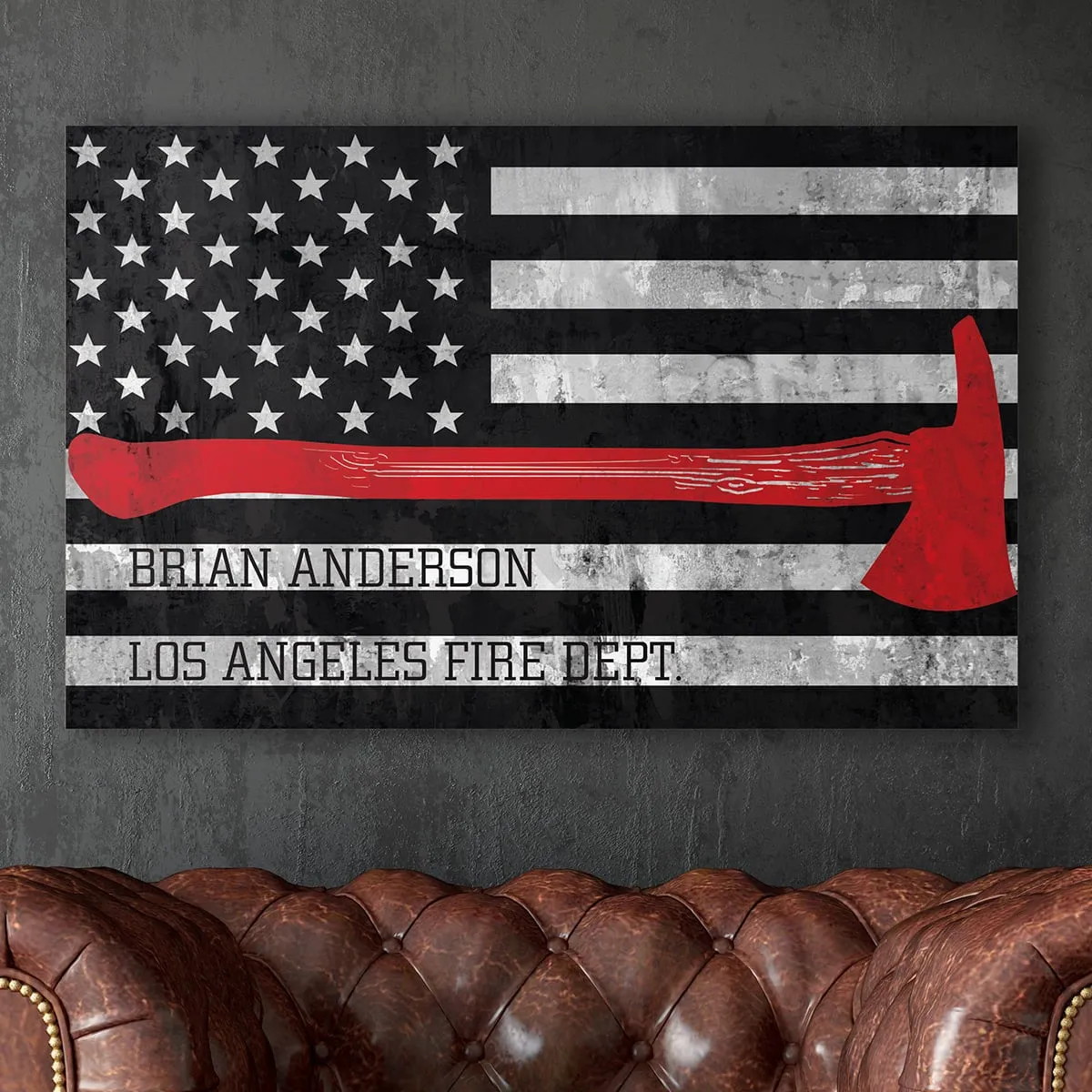Wildlands Fire Axe Custom Sign  Gift for Firefighters